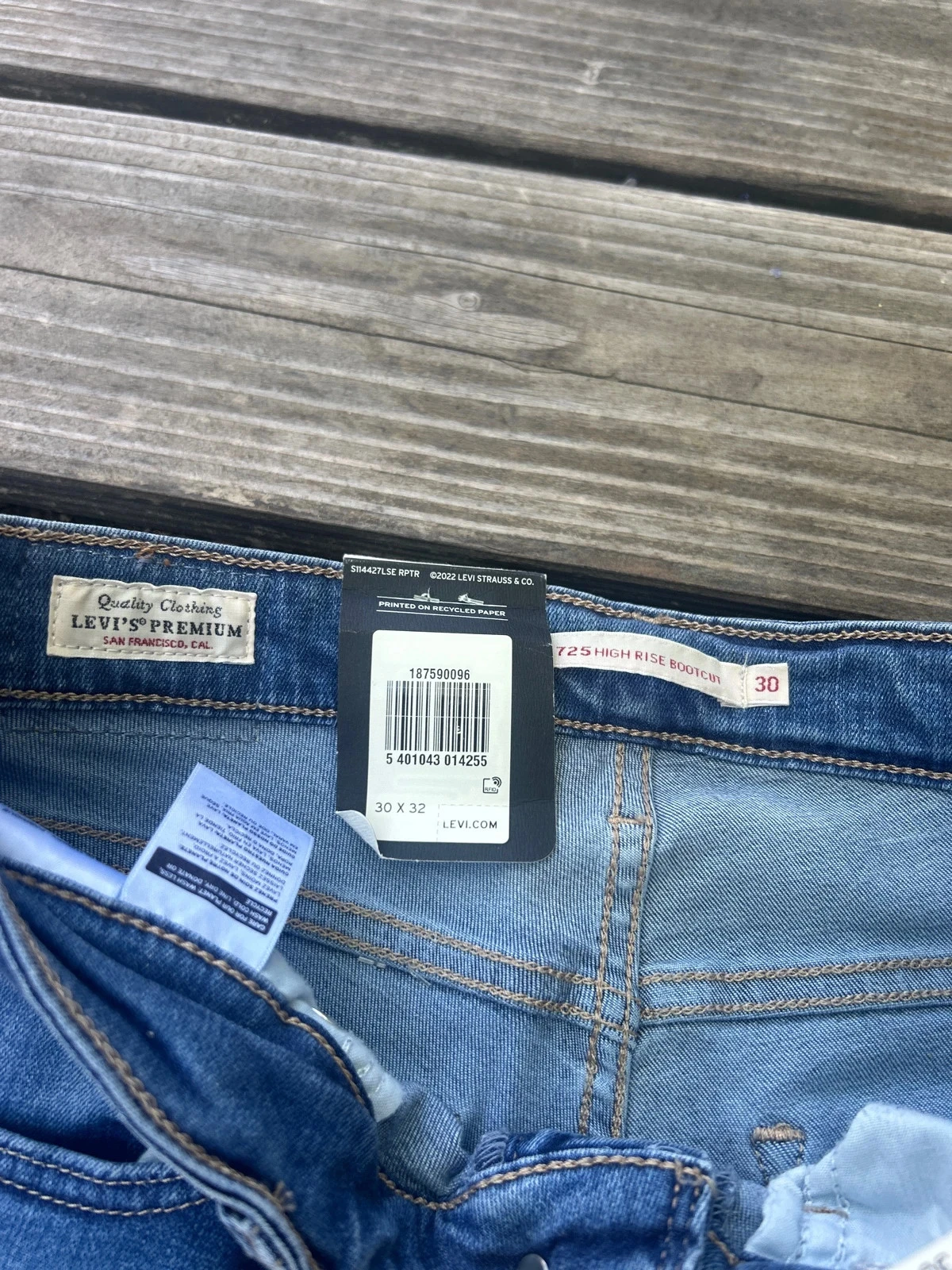 Jeans Levi's novo tamanho W30 L32 Modelo 725 – photo 3